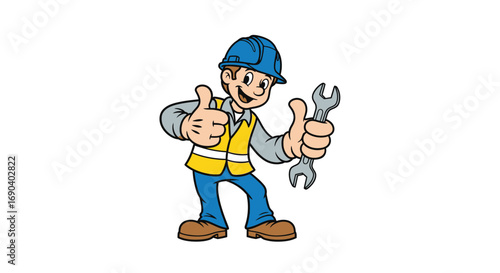 Field Worker Vector Illustration Flat Design of Agriculture, Construction, and Outdoor Labor in Modern Minimal Style