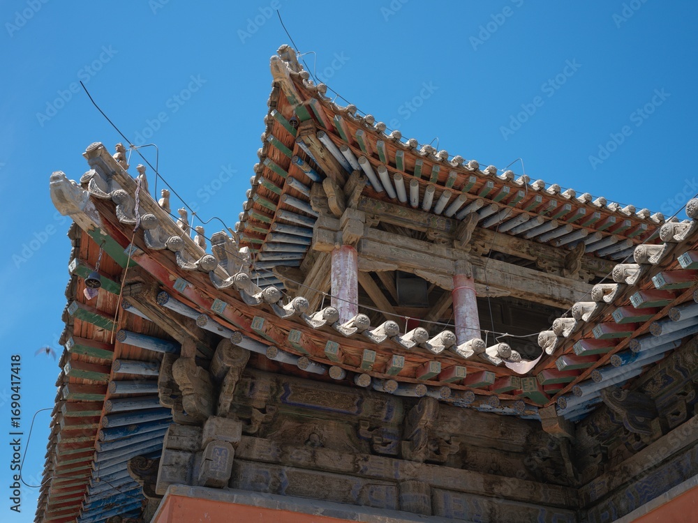 Obraz premium Beizi Temple in Xilihot, Inner Mongolia, China