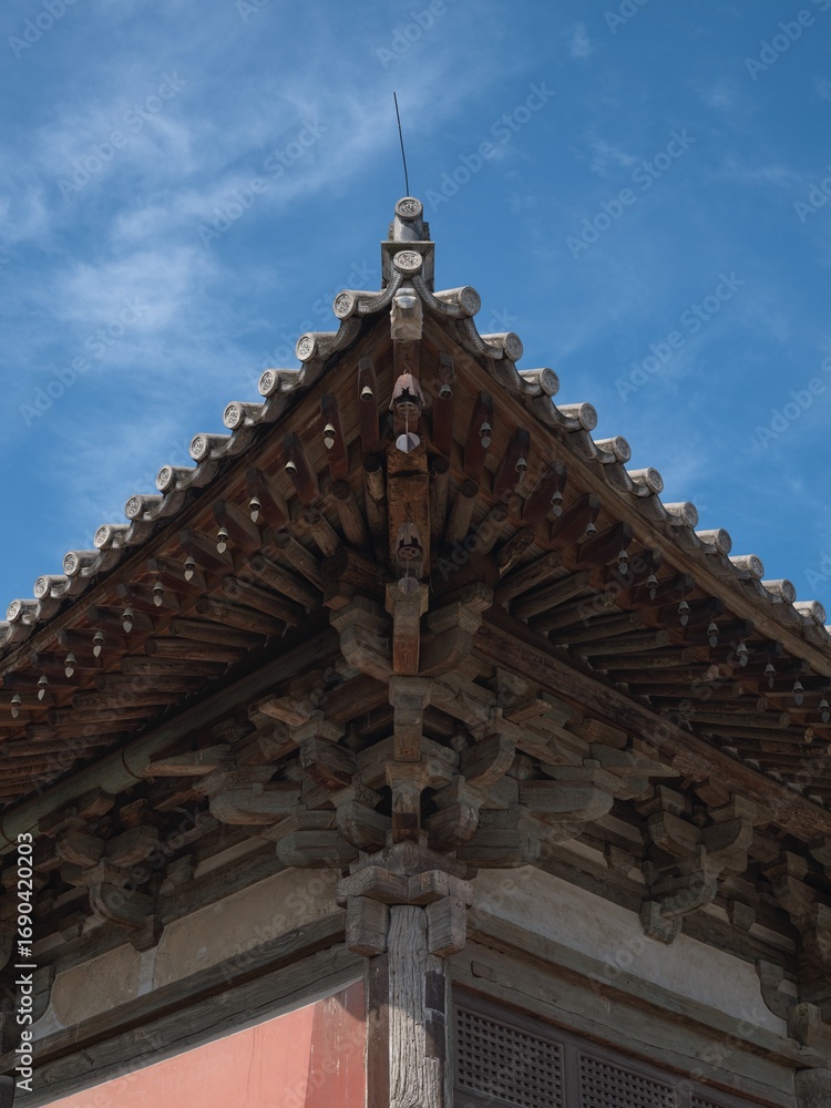 Naklejka premium Kaishan Temple in Gaobeidian city, Hebei Province, China