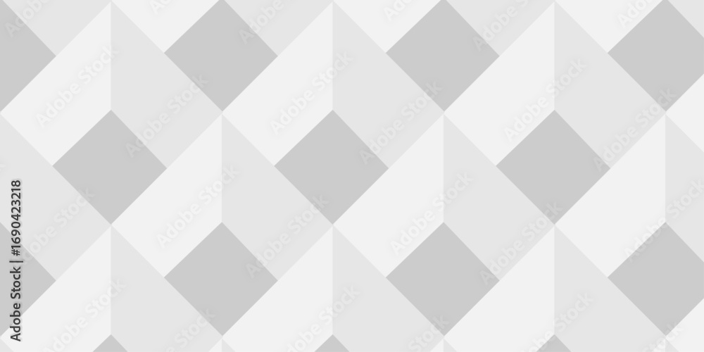 Fototapeta premium Illustration squares seamless geometric pattern with shapes. Abstract geometric triangle background wallpaper. 
