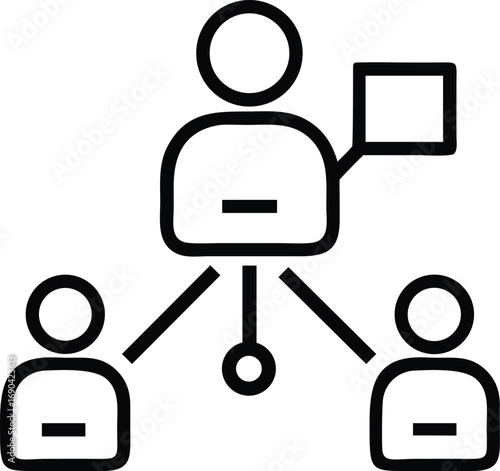 Federated learning icon design