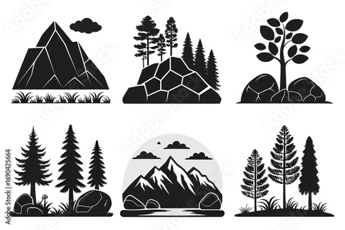 Various transportation icons including cars, boats, and planes  