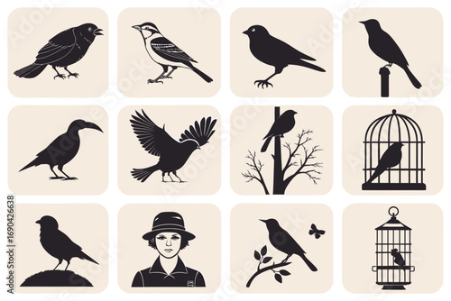 Various transportation icons including cars, boats, and planes  