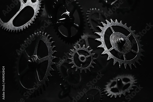 Wallpaper Mural Gears of Abstract Time Torontodigital.ca