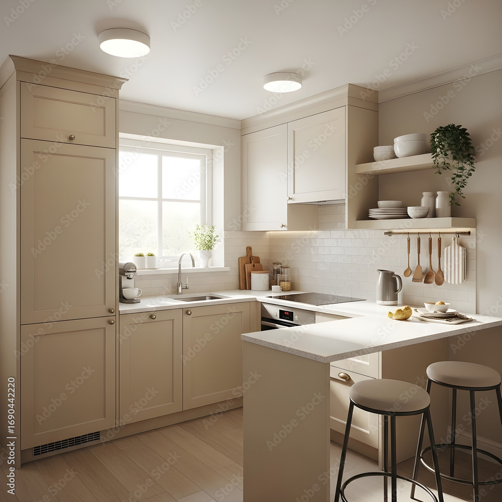 Fototapeta premium modern kitchen interior