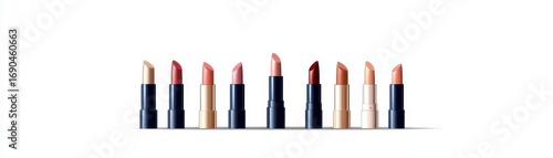 Wallpaper Mural Colorful illustration created from lipsticks in different colors Torontodigital.ca