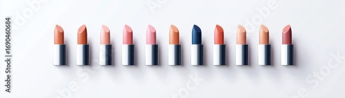 Wallpaper Mural Colorful illustration created from lipsticks in different colors Torontodigital.ca