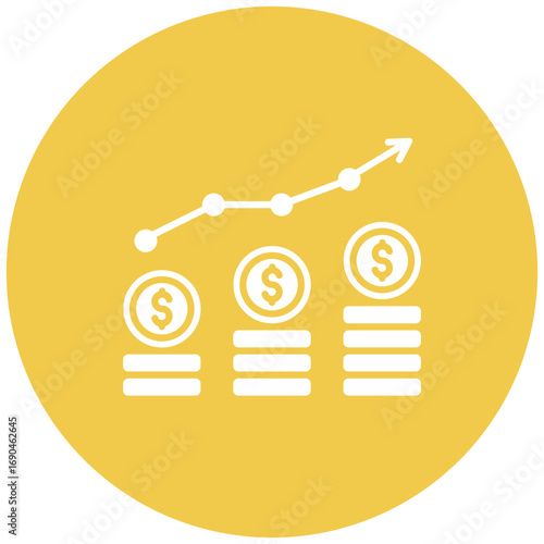 Financial profit Icon