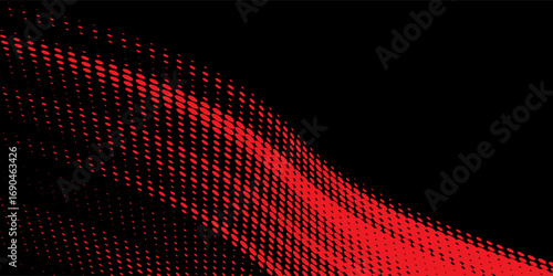 Red black brush stroke pattern car sticker abstract banner sporty lines red black color combination brush stroke pattern grunge motorsport racing design.