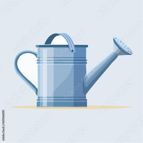 Icône vectorielle minimaliste d’arrosoir de jardin