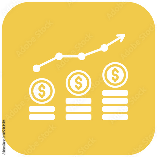 Financial profit Icon