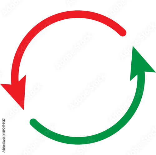 Photos Refresh Icon with transparent background