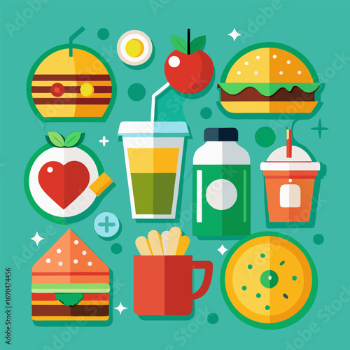 fast food icons