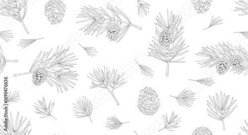Abstract textural patterns created by sparse scattered organic brushstroke elements on a clean white background