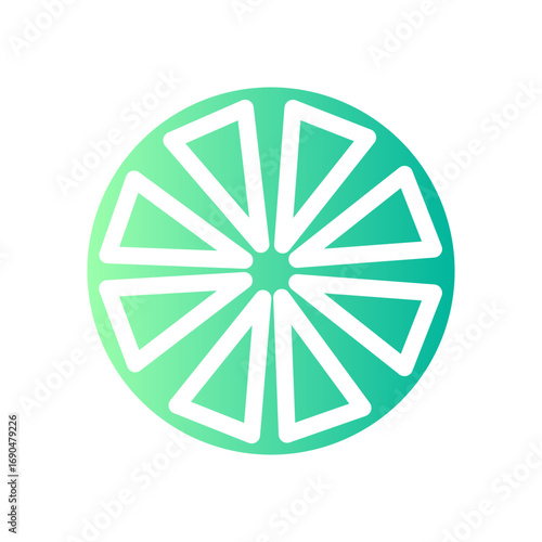 salmon gradient icon