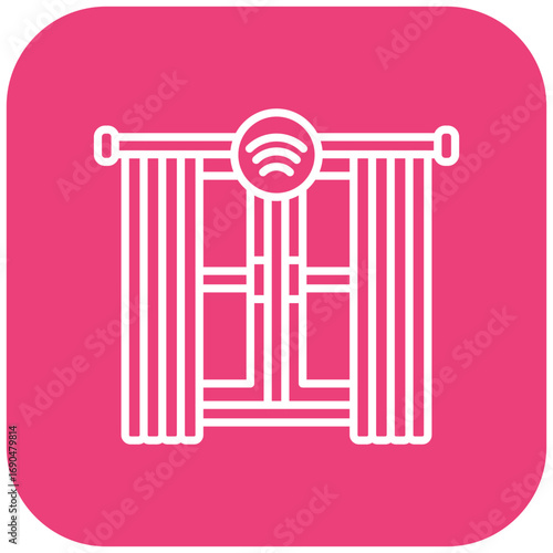 Smart curtain Icon