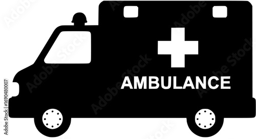 Ambulance vector icon