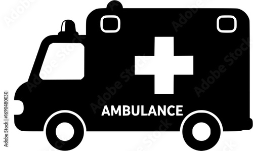 Ambulance vector icon