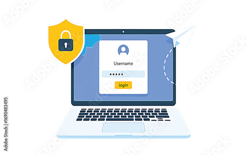 Secure Online Account Password Protection and Digital Security