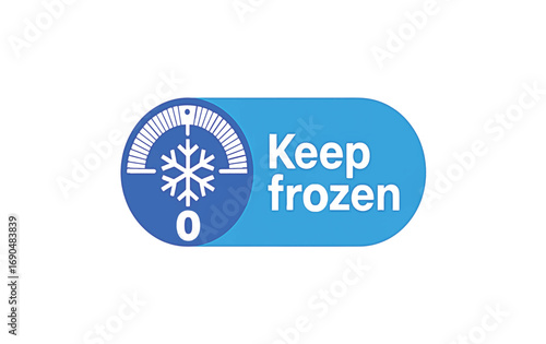 Keep Frozen Symbol Maintaining Optimal Temperatures for Food Preservation