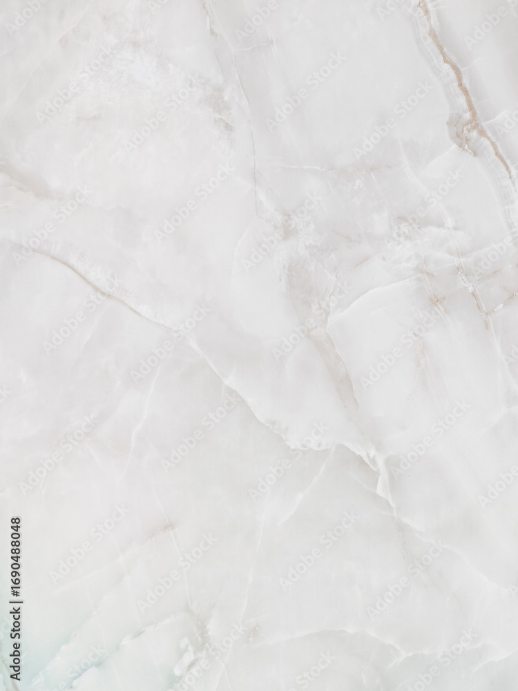 Fototapeta premium White marble texture with subtle brown veining, minimal and elegant luxury style. Perfect background for architecture, interior design, and decorative concepts