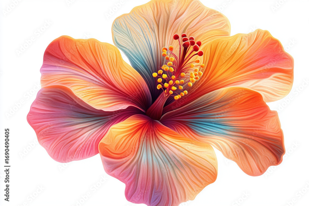 Obraz premium orange lily flower