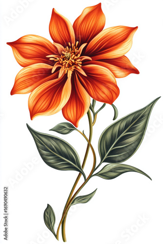 orange lily flower