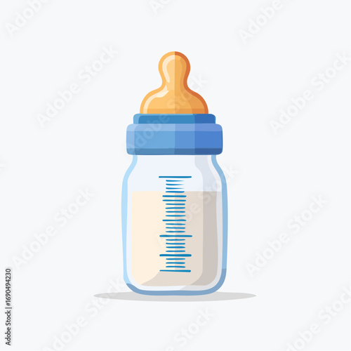 Baby Bottle Illustration