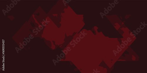 Abstract maroon shapes and triangles create a dark, contemporary background, ideal for modern design with an artistic, geometric texture with an edgy, striking aesthetic