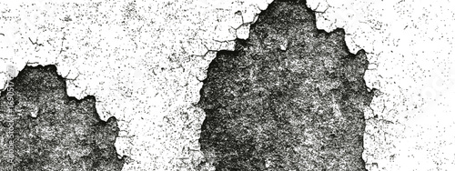 Abstract paint splatter effect with messy ink blot design