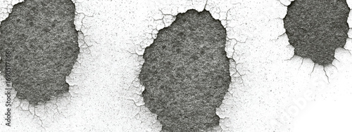 Abstract paint splatter effect with messy ink blot design