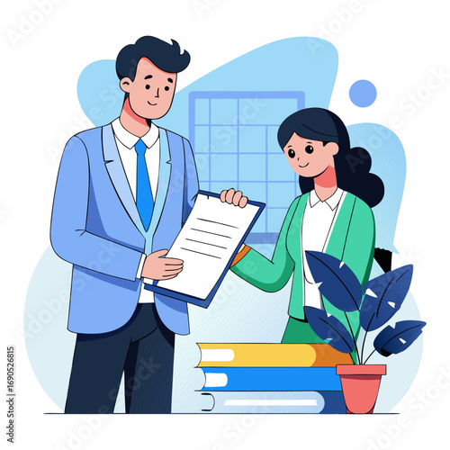 Professional Attorney Guiding Client Through Business Contract Negotiations, Legal Advice, Document Review, Corporate Law Consulting, Trusted Business Legal Support
