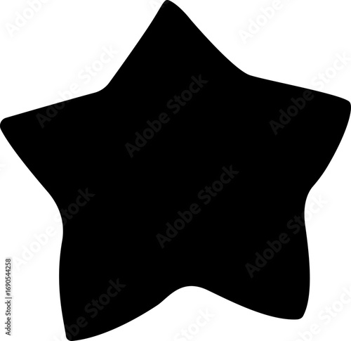 Starfish logo icon silhouette vector illustration, black starfish silhouette logo vector, sea animals starfish silhouette on white background.