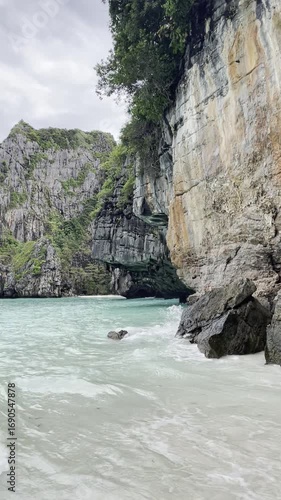 rock and sea