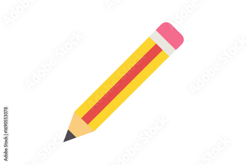 colored pencils isolated on white background