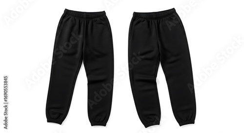 Stylish Black Sweatpants.