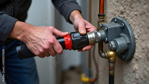 Geothermal Installer Ground Loop Heat Pump Hydraulic Wrench