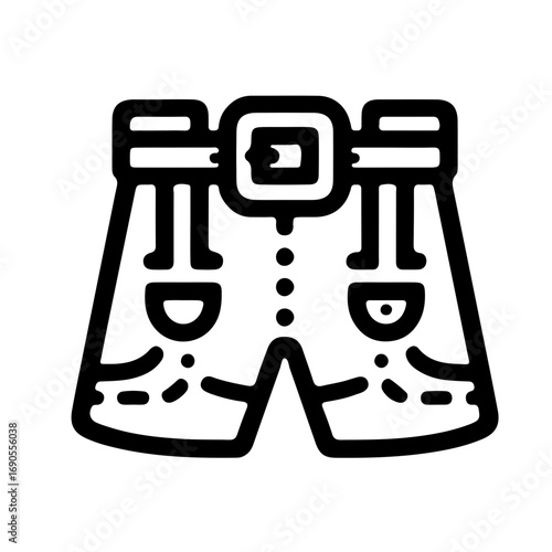 Lederhosen Buckle Detail