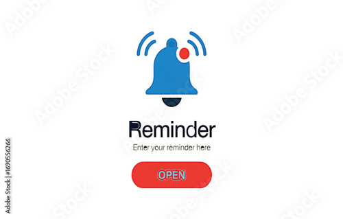 Vibrant Blue Bell Icon Symbolizing an Essential Digital Alert System for Event Management and Timely Notification Delivery
