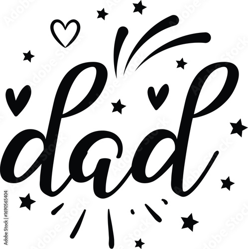 father's day round sign svg, dad round sign svg, papa svg design