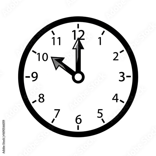 Illustration of clock showing ten oclock isolated on transparent background, time management concept Free Download Illustration of clock showing ten oclock isolated on transparent background, time management concept - GFXLoad