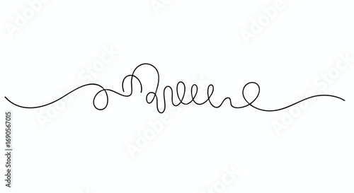 Elegant flowing line art for modern designs and minimalistic creative projects now available for download