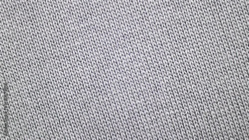 Green cotton fabric, threaded material, background, texture. Knitted fabric, animation.