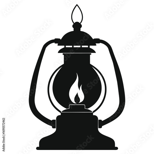 vintage oil lamp