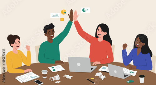 Driving Growth: Empowered Startup Team Celebrates a Major Project Milestone