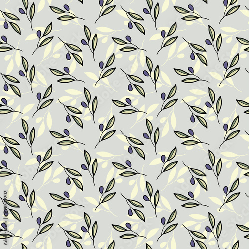 Olive branch heart frame for card or invite