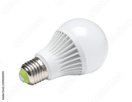 White LED lightbulb, angled shot