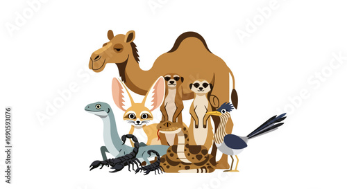 Desert Animals Group Wildlife Photography.