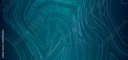 Thin lines abstract vector dark blue background. Mystical beautiful backdrop for decor, posters, covers or wallpapers.