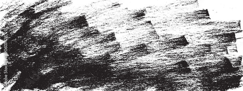 Black brushstroke texture representing rough abstract surface with dynamic expressive artistic pattern